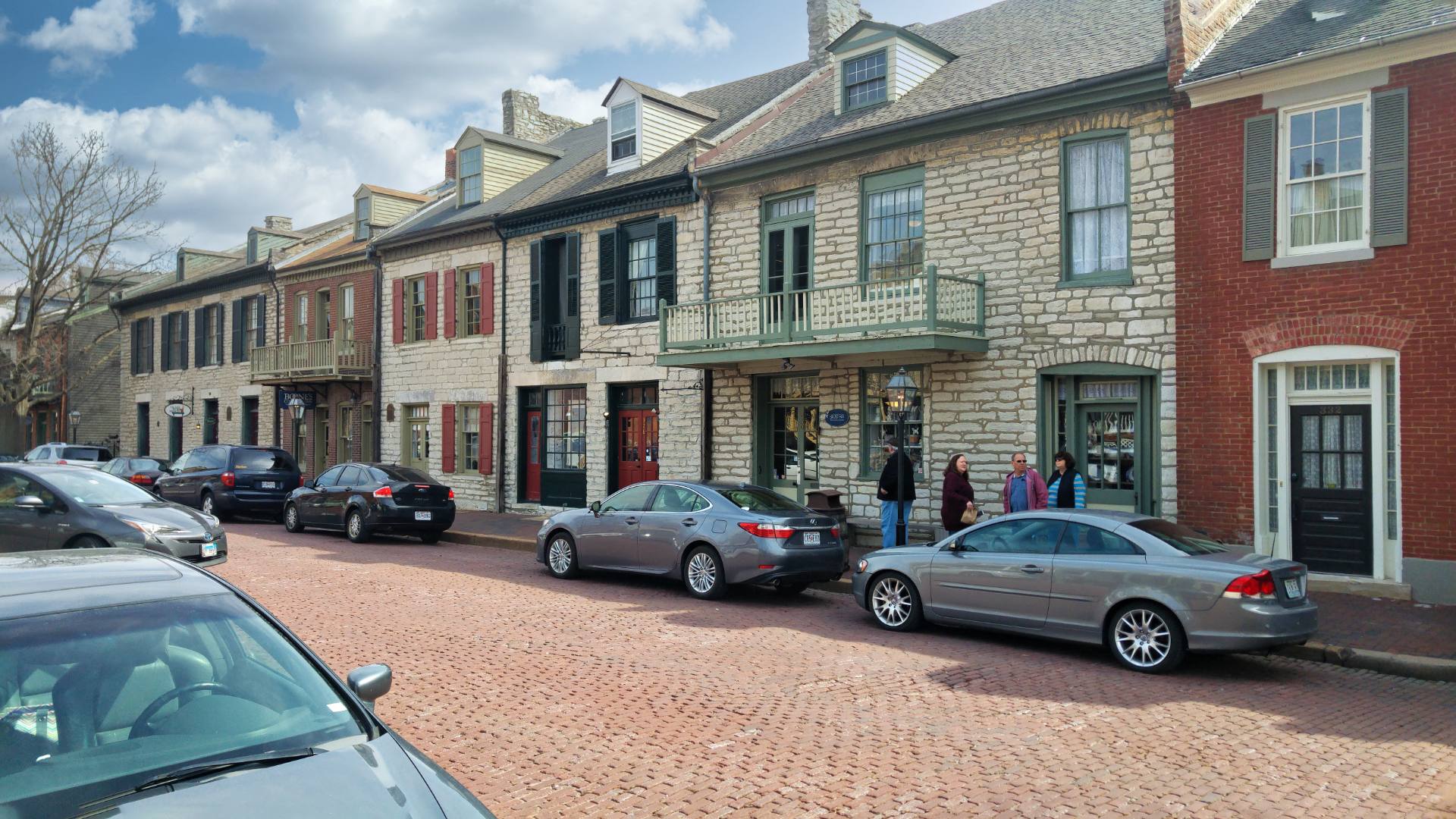 Straßenszene der Altstadt von St. Charles